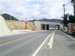工事中の北関東自動車道