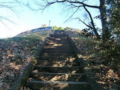 織姫公園への石段