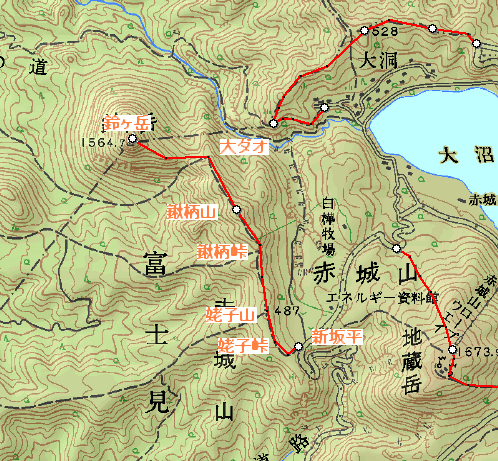 鈴ヶ岳マップ